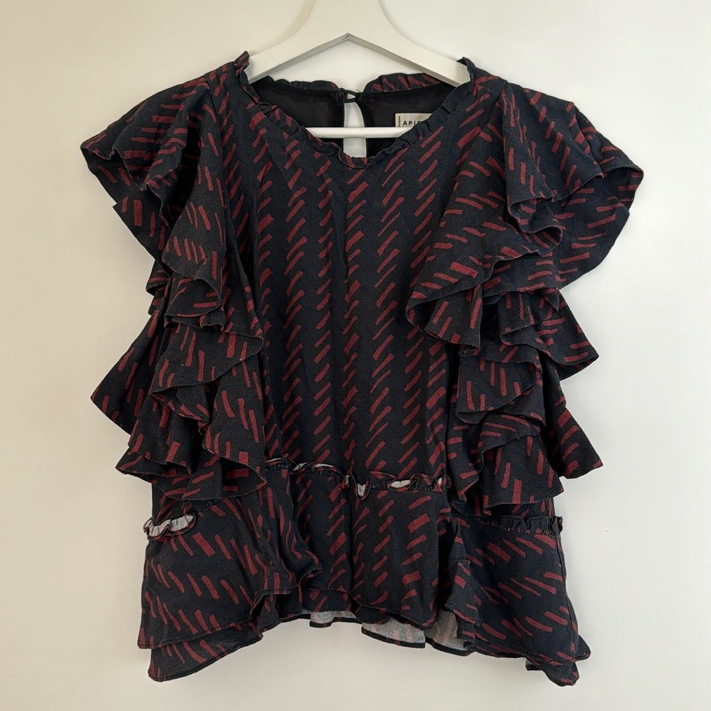Apiece Apart cropped and flowy top